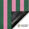 Verticale strepen - Groen - Roze Deurmat klein 898 -antislip_DE