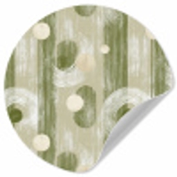 Artistiek - Modern - Groen Wandcirkel behangsticker klein 186 -3d