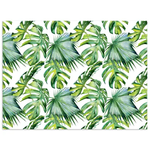 Bladeren - Monstera - Tropical - Jungle poster papier klein -3d