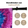 Hartvormig - Tie dye - Paars Wandkleed katoen klein -sfeer2