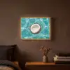 Kokosnoot - Water - Wit Light Box met batterij (Wandlamp) middel -sfeer4