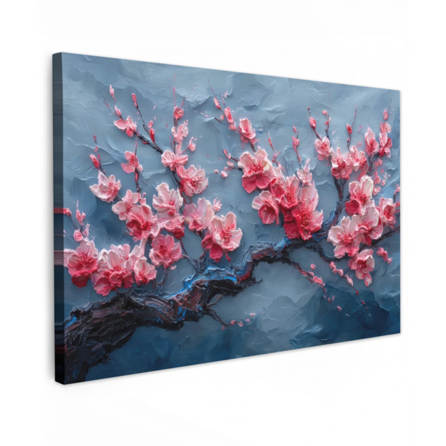 Bloesem - Bloem - Roze - Tak canvas 2cm klein -z3d