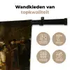De Nachtwacht - Schilderij van Rembrandt van Rijn Wandkleed katoen klein -sfeer2
