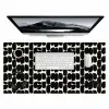 Modern - Patroon - Zwart Muismat XXL klein 681 -3d