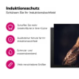 Roofvogel - Buizerd - Bruin Inductie beschermer vinyl 3mm klein -zzzzzzz-lf-ups