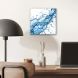 Spash - Water - Blauw aluminium wit klein -sfeer5