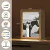 Vrouw - Paard - Artistiek Light Box met kabel (Tafellamp) klein -USP_websiteoverzichtDE