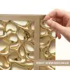 Abstract - Modern - Goud Light Box met batterij (Wandlamp) middel 907 -USP_websiteprintNL