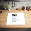Quotes - Opa betekenis - Spreuken - Woordenboek Inductie beschermer vinyl 3mm middel -sfeer5