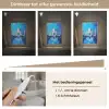 Taj Mahal - Ramadan - Blauw - Islamitische Light Box met kabel (Tafellamp) klein -USP_dimbaarNL