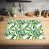 Bohemian - Bladeren - Bloemen - Tropisch Inductie beschermer vinyl 3mm klein -sfeer5
