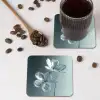 Kristal - Bloemen - Grijs onderzetter kurk middel -sfeer2