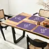 Tak - Sierlijk - Bladeren - Minimalistisch Placemat vinyl groot -zzsfeer4_Kitchenyeah-website