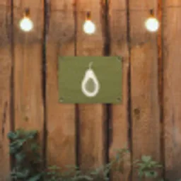 Avocado - Minimalistisch - Illustratie - Groen tuinposter los doek klein -sfeer1