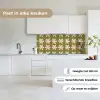 Bloem - Modern - Groen keuken achterwand 2 middel 871 -sfeer4_NL