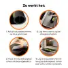 Appels in Aqua Inductie beschermer vinyl 3mm klein -zzzzzzz-td-werking