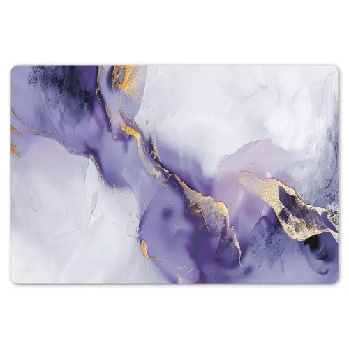 Paars - Modern - Marmer - Abstract Placemat vinyl groot -zzsfeer1_Kitchenyeah-website