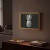 Ananas - Gedetailleerd - Bladeren Light Box met batterij (Wandlamp) middel -sfeer1