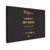 Spreuken - Quotes Mama Je Hebt Ons Al - Moeder - Moederdag cadeau voor mama - Goud canvas 2cm klein -z3d
