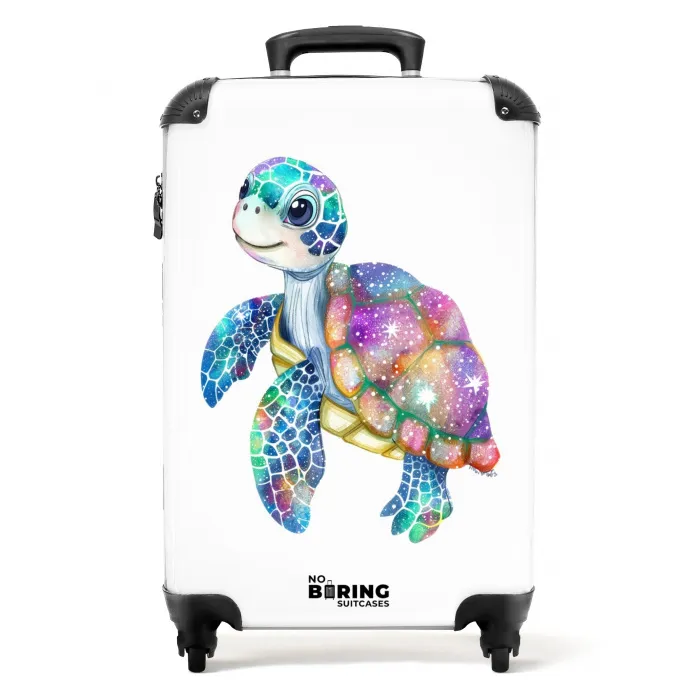 sjonny-schildpad NBS - Handbagage koffer - Kinderen Unisex middel -productfoto_recht