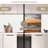 Strand - Zonsondergang - Zee - Wolken - Horizon keuken achterwand 2 middel -voor-na2_NL