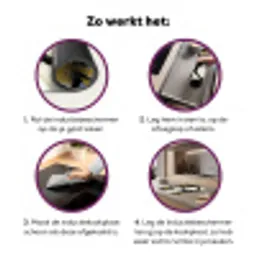 Vlinder - Vleugel - Geel Inductie beschermer vinyl 3mm middel -zzzzzzz-cc-werking