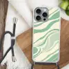 Organische lijnen - Mintgroen - Marmer Hoesje iPhone 16 Pro Max met koord klein -sfeer4