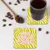 Zebraprint - Priority - Roze onderzetter kurk middel -sfeer2