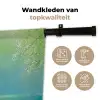 Bootje - Water - Bladeren - Bloesems Wandkleed katoen klein -sfeer2