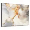 Marmer - Grijs - Goud Textielframe zwart klein -3d