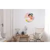 Badkamer - Eend - Blauw Wandcirkel aluminium klein -woonkamer