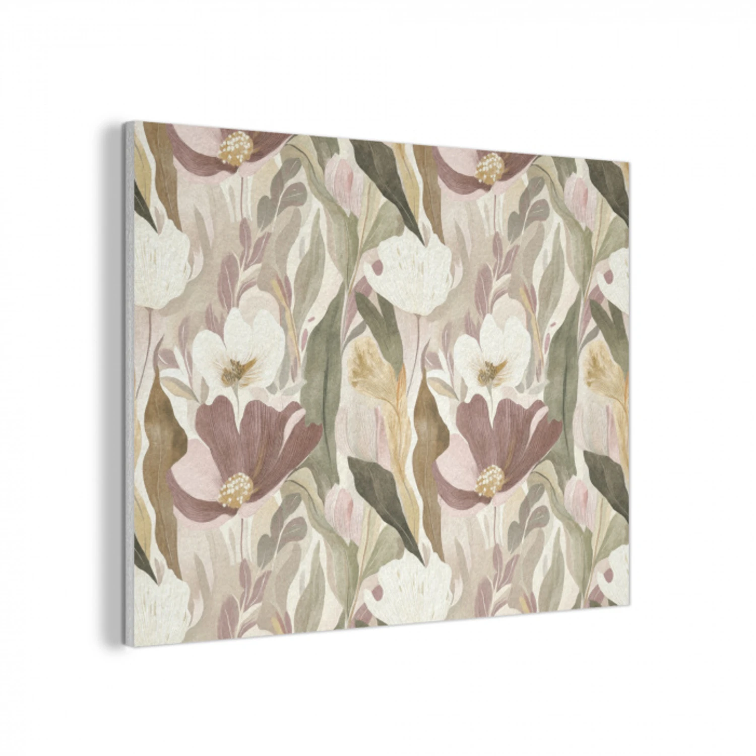 Bloemen - Aquarel - Kleurrijk PET vilt klein 837 -3d