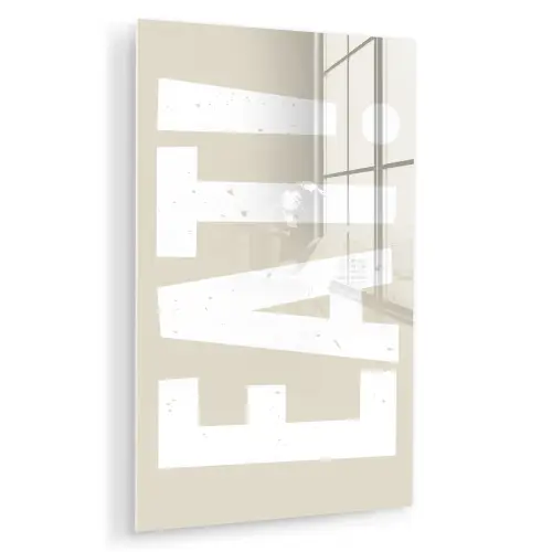 Eten - Decoratie - Beige - Wit plexiglas 5mm klein -zzzproduct_nieuw