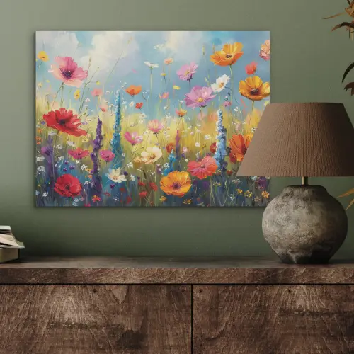 Bloemen - Natuur - Botanisch - Kunst PET vilt klein -sfeer2
