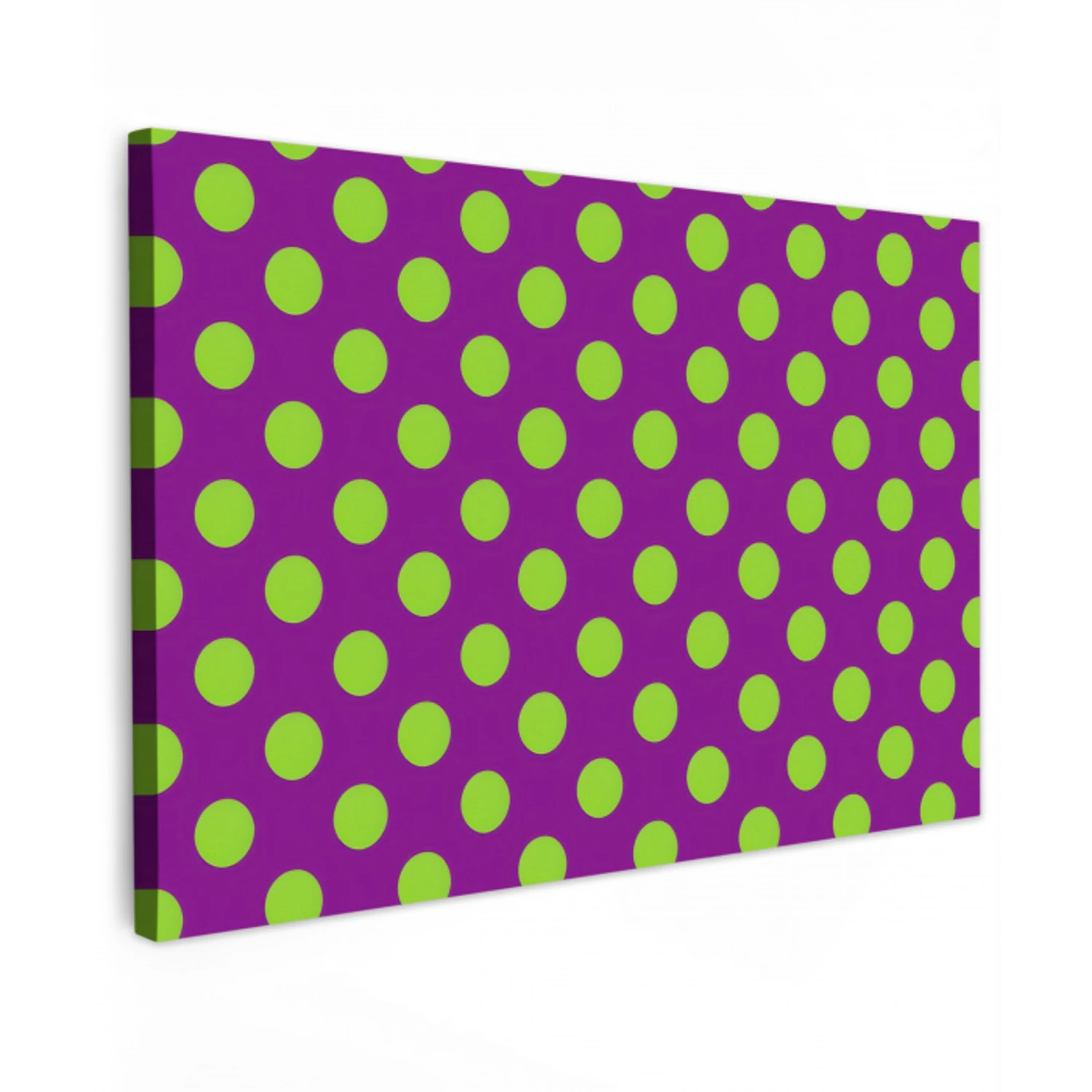 Stippen - Klassiek - Groen Tuinposter op houten frame 2 cm dik klein 845 -3d