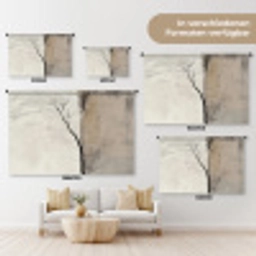 Wabi sabi - Plant - Beige Wandkleed katoen klein -tsfeer8_DE