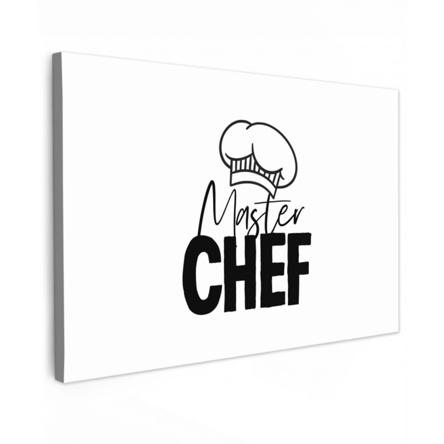 Keuken - Koken - Bakken - Chef - Master Chef - Kok - Tekst canvas 2cm klein -z3d