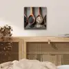 Houten - Lepels - Rijst - Zaden aluminium wit klein -sfeer3