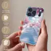 Brug - Kersenbomen - Wit Telefoonhoesje iPhone 17 Pro klein -sfeer3_NL