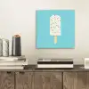 Ijsje - Stokje - Sprinkles - Lichtblauw aluminium wit klein -sfeer1