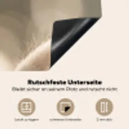 Hazestaartgras - Wit - Zonlicht Inductie beschermer vinyl 3mm middel -tsfeer4_DE