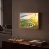 Bloemen - Madelief - Natuur - Zon - Horizon Light Box met batterij (Wandlamp) middel -sfeer1
