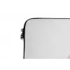 Bisous - Lip - Wit - Rood laptophoes neopreen klein -detail