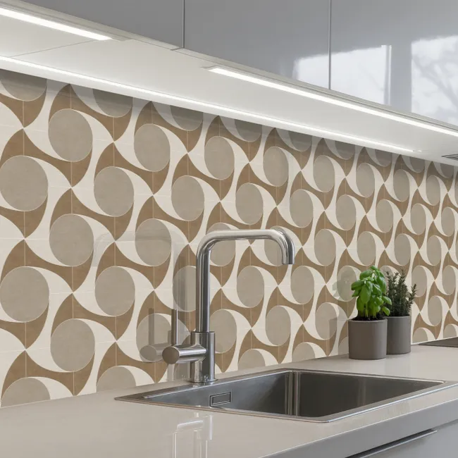 Keuken achterwand - Tijdloos - Evenwicht - Beige - Taupe