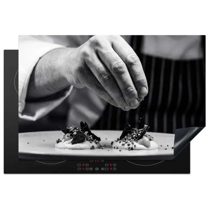 Chef - Garnering - Gerecht Inductie beschermer vinyl 3mm klein -3d