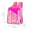 Verf - Smiley - Roze Kinderrugzak - Roze middel -productfoto_formaten