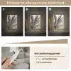 Palmboom - Tropisch - Zwart - Wit Light Box met kabel (Tafellamp) klein -USP_dimbaarNL