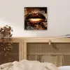Goud - Lippen - Kunst aluminium wit klein -sfeer3