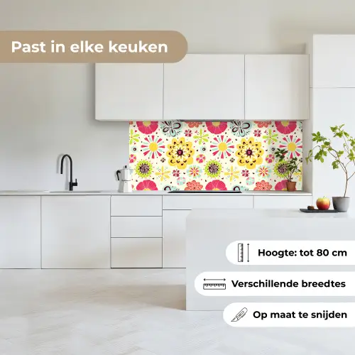 Hart - Bloemen - Patronen keuken achterwand 2 middel 871 -sfeer4_NL