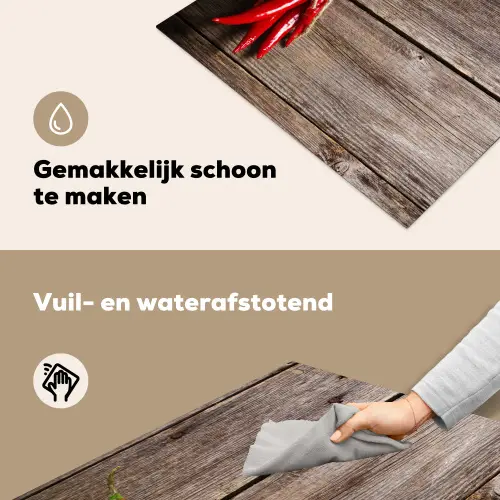 Vurige Chili Knopen Inductie beschemer met haakjes middel -ky-schoon-nl